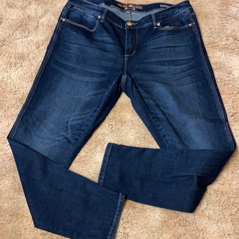 Women’s Melissa McCarthy Legging Jeans. Size 18W